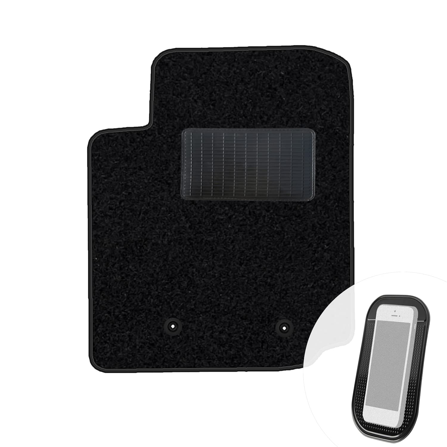 moto-MOLTICO Fahrer Fußmatte Auto Velours Fahrerseite Autoteppiche Schwarz Fahrermatte 1-teilig passend für Citroen C3 Pluriel 2003-2010 moto-MOLTICO Fahrer Fußmatte Auto Velours Fahrerseite Autoteppiche Schwarz Fahrermatte 1-teilig passend für Citroen C3 Pluriel 2003-2010 von moto-MOLTICO