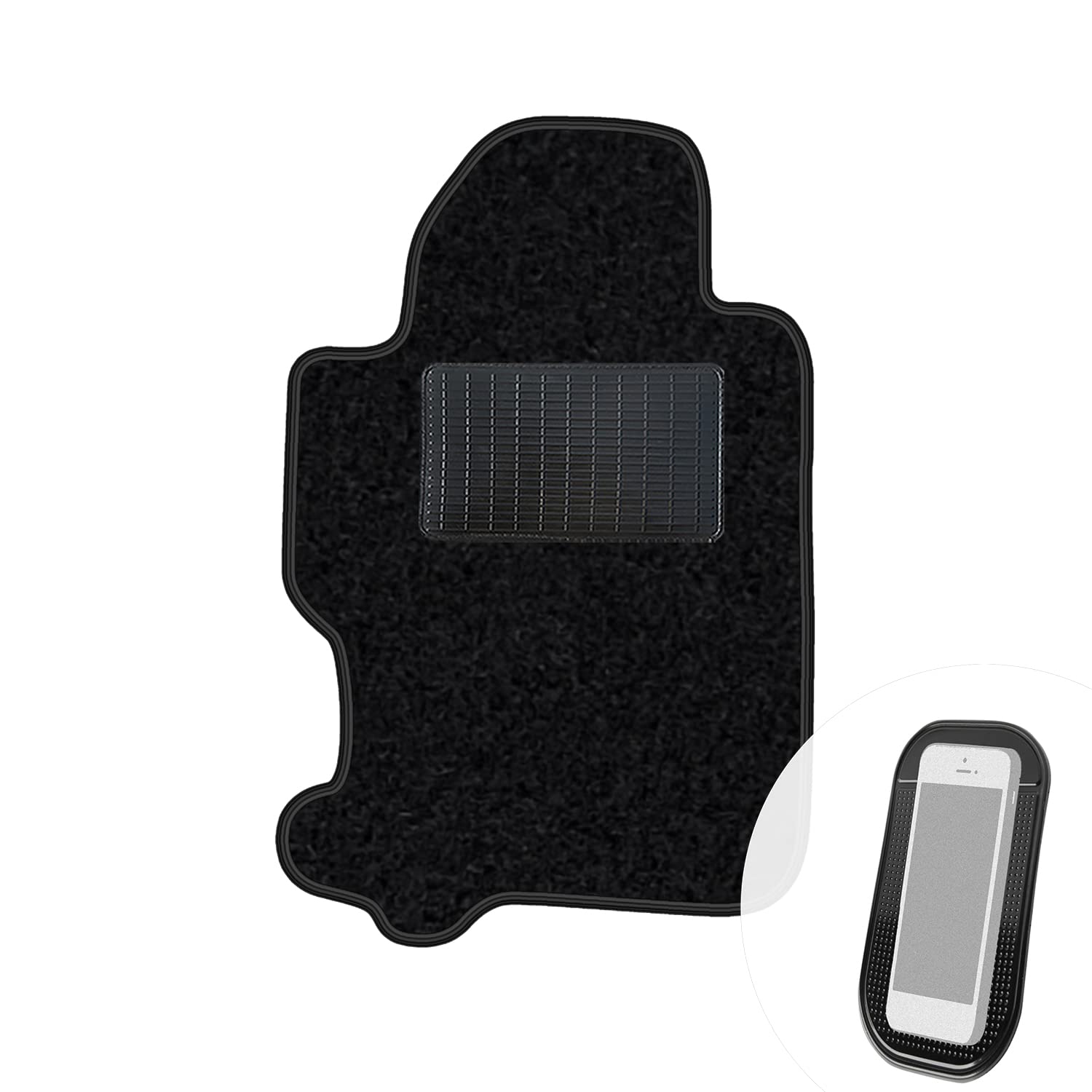 moto-MOLTICO Fahrer Fußmatte Auto Velours Fahrerseite Autoteppiche Schwarz Fahrermatte 1-teilig passend für Honda CR-V 2007-2012 moto-MOLTICO Fahrer Fußmatte Auto Velours Fahrerseite Autoteppiche Schwarz Fahrermatte 1-teilig passend für Honda CR-V 2007-2012 von moto-MOLTICO