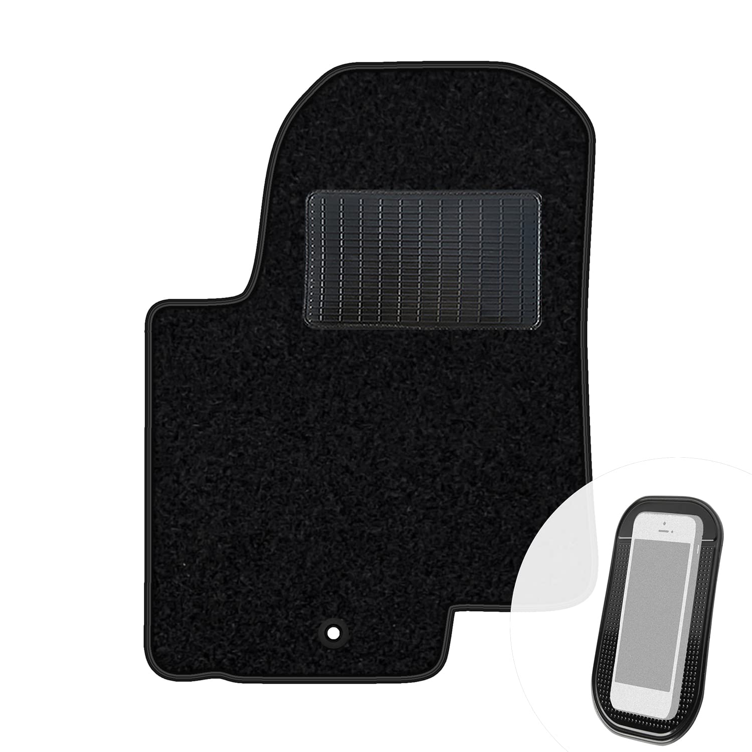 moto-MOLTICO Fahrer Fußmatte Auto Velours Fahrerseite Autoteppiche Schwarz Fahrermatte 1-teilig passend für Kia Soul I 2009-2010 moto-MOLTICO Fahrer Fußmatte Auto Velours Fahrerseite Autoteppiche Schwarz Fahrermatte 1-teilig passend für Kia Soul I 2009-2010 von moto-MOLTICO
