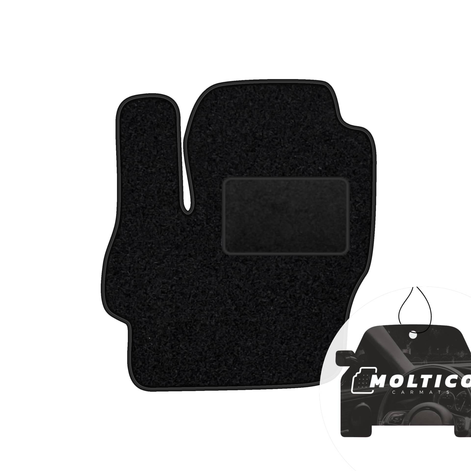 moto-MOLTICO Fahrer Fußmatte Auto Velours Fahrerseite Autoteppiche Schwarz Fahrermatte 1-teilig passend für Mazda 3 I 2003-2009 moto-MOLTICO Fahrer Fußmatte Auto Velours Fahrerseite Autoteppiche Schwarz Fahrermatte 1-teilig passend für Mazda 3 I 2003-2009 von moto-MOLTICO