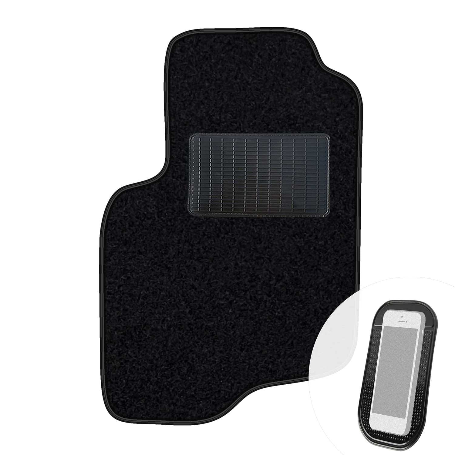 moto-MOLTICO Fahrer Fußmatte Auto Velours Fahrerseite Autoteppiche Schwarz Fahrermatte 1-teilig passend für Mitsubishi Space Star 1999-2005 moto-MOLTICO Fahrer Fußmatte Auto Velours Fahrerseite Autoteppiche Schwarz Fahrermatte 1-teilig passend für Mitsubishi Space Star 1999-2005 von moto-MOLTICO