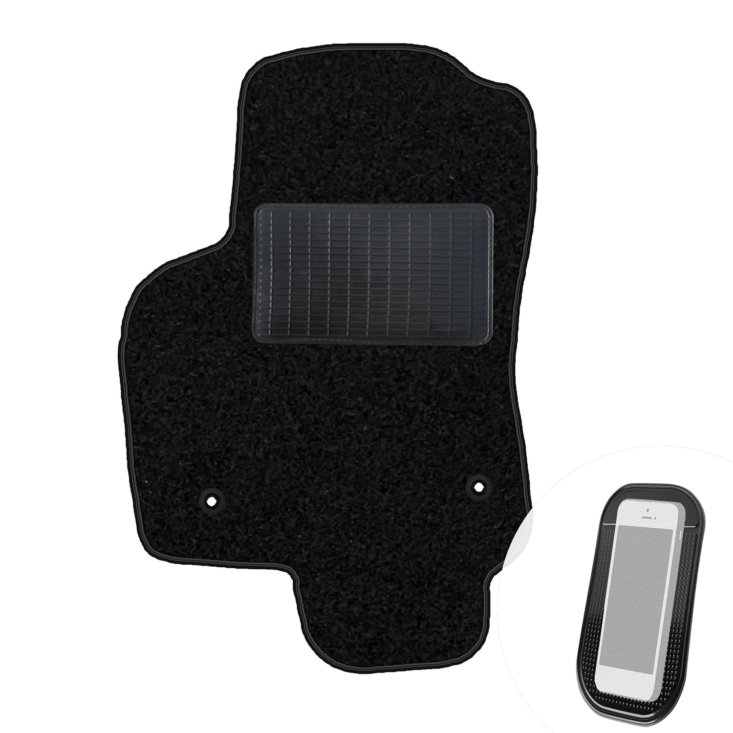 moto-MOLTICO Fahrer Fußmatte Auto Velours Fahrerseite Autoteppiche Schwarz Fahrermatte 1-teilig passend für Opel Astra H 2004-2009 moto-MOLTICO Fahrer Fußmatte Auto Velours Fahrerseite Autoteppiche Schwarz Fahrermatte 1-teilig passend für Opel Astra H 2004-2009 von moto-MOLTICO