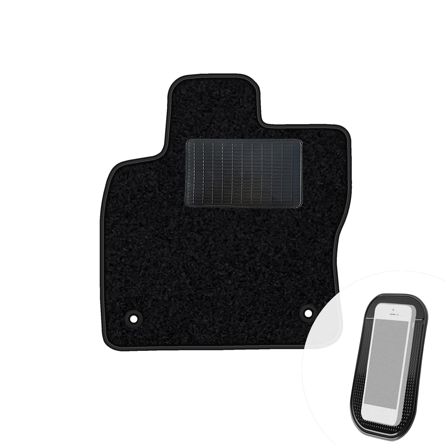 moto-MOLTICO Fahrer Fußmatte Auto Velours Fahrerseite Autoteppiche Schwarz Fahrermatte 1-teilig passend für Skoda Kodiaq Seat Tarraco ab 2017 moto-MOLTICO Fahrer Fußmatte Auto Velours Fahrerseite Autoteppiche Schwarz Fahrermatte 1-teilig passend für Skoda Kodiaq Seat Tarraco ab 2017 von moto-MOLTICO