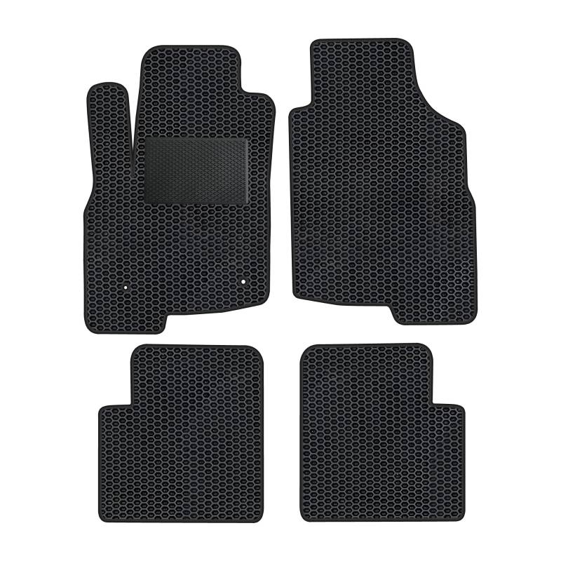 moto-MOLTICO Eva Fußmatten Auto - Automatten passend für FIAT Panda III ab 2012 (mit Verstärkung), rutschfeste und Wasserfeste Autoteppiche von moto-MOLTICO