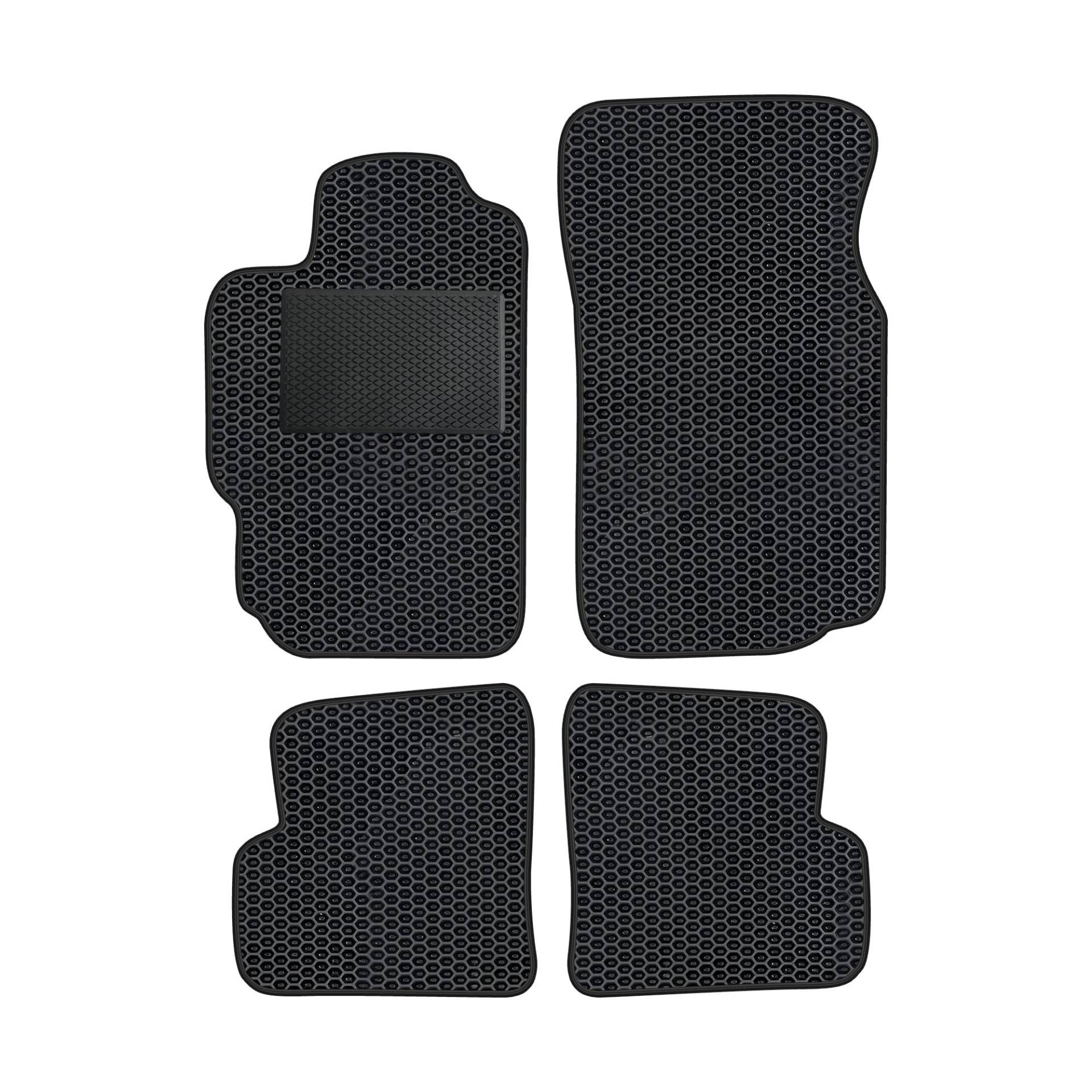 moto-MOLTICO Eva Fußmatten Auto - Automatten passend für Peugeot 406 1995-2004 (mit Verstärkung), rutschfeste und Wasserfeste Autoteppiche von moto-MOLTICO