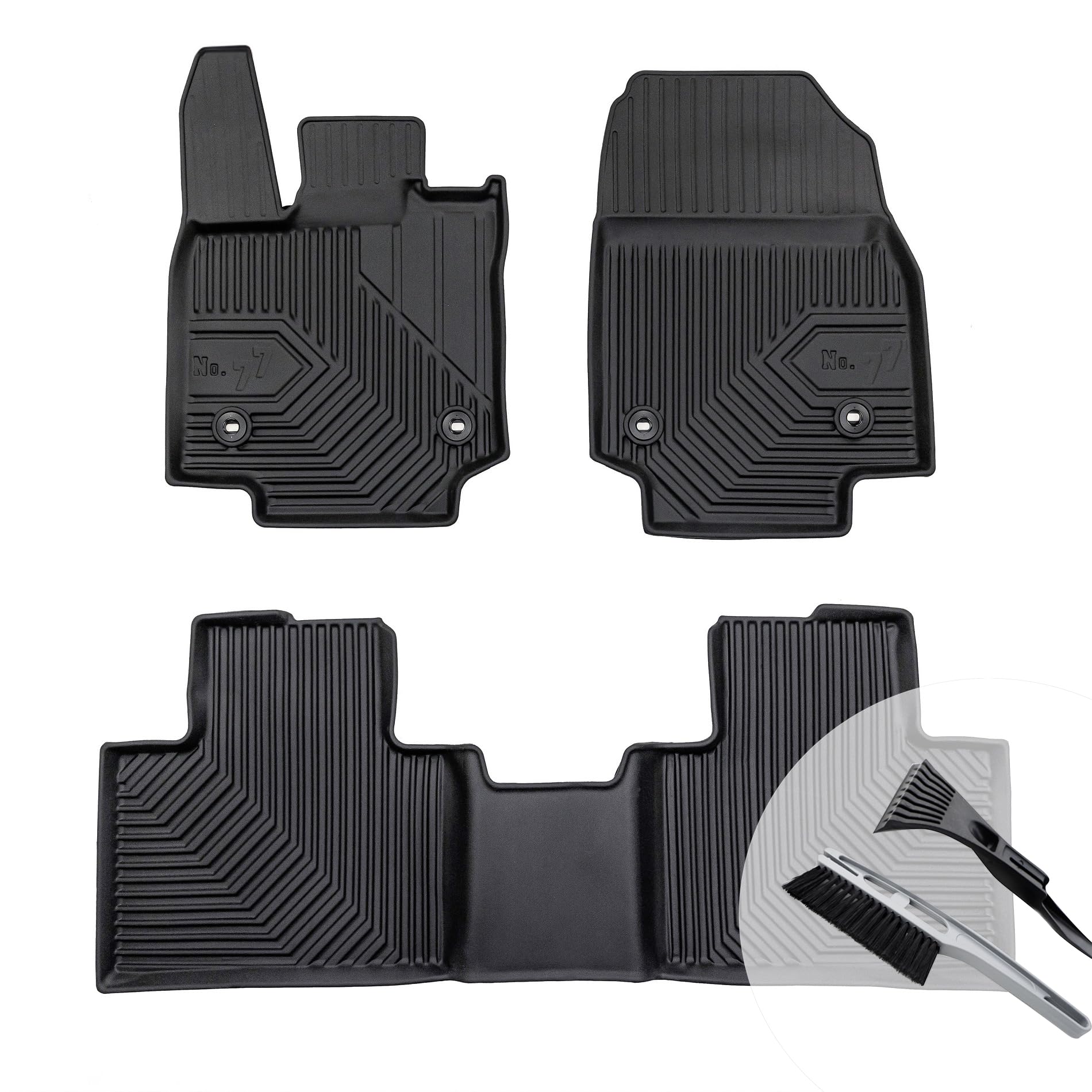 moto-MOLTICO Gummimatten Auto, 4-teiliges Set, Allwetter Gummi Fußmatten mit Rand, Antirutsch & Wasserfest Autoteppiche - passend für FIAT 600e ab 2023 moto-MOLTICO Gummimatten Auto, 4-teiliges Set, Allwetter Gummi Fußmatten mit Rand, Antirutsch & Wasserfest Autoteppiche - passend für FIAT 600e ab 2023 von moto-MOLTICO