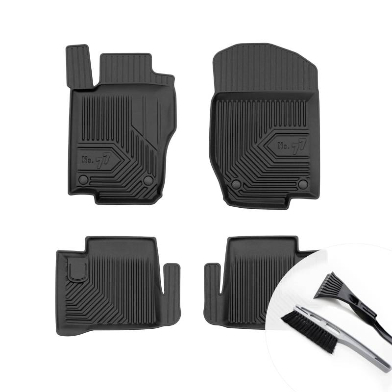 moto-MOLTICO Gummimatten Auto Fußmatten mit Rand Gummi Automatten 4-teilig Set - passend für Mercedes-Benz ML W164 2005-2011 von moto-MOLTICO