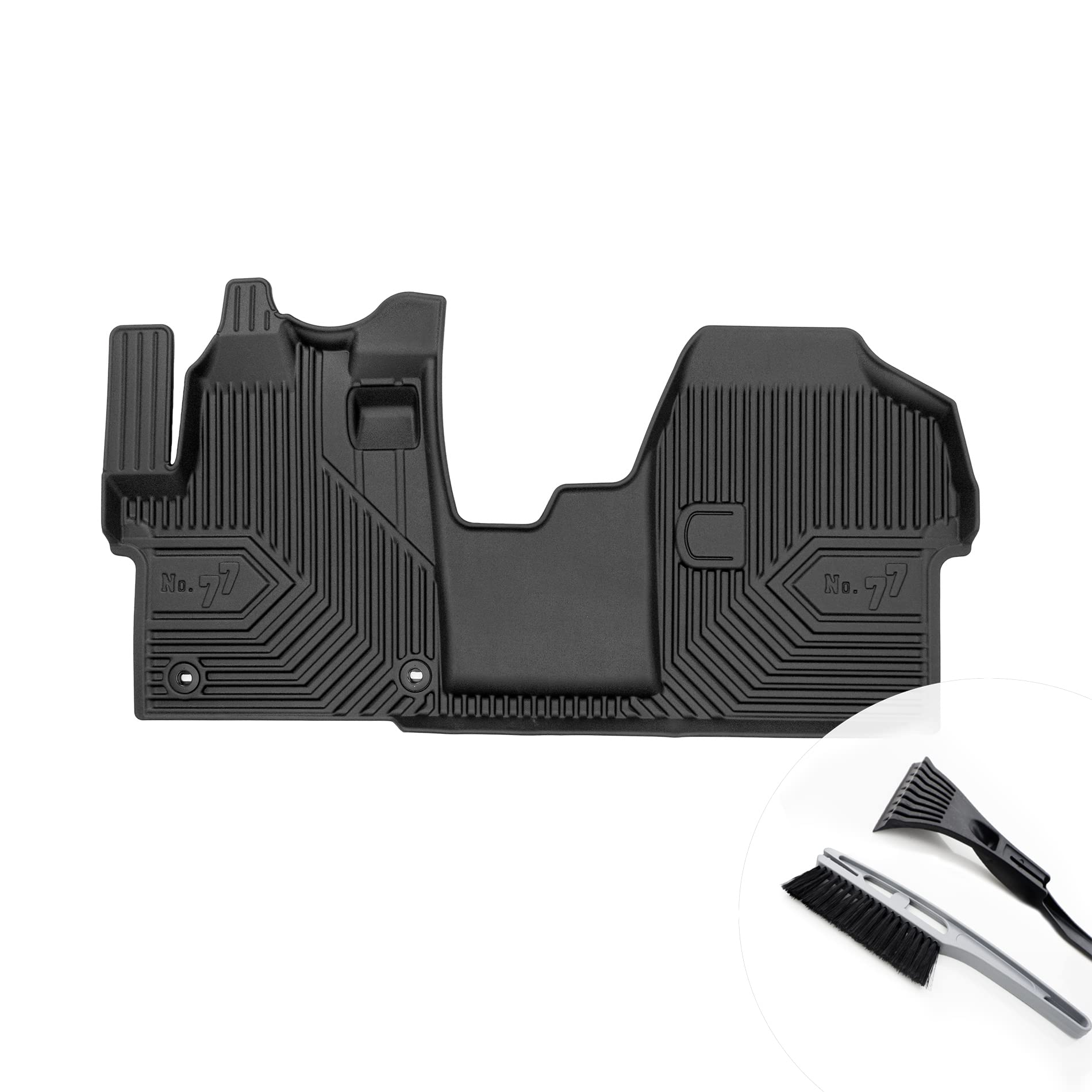 moto-MOLTICO Gummimatten Auto, 4-teiliges Set, Allwetter Gummi Fußmatten mit Rand, Antirutsch & Wasserfest Autoteppiche - passend für Toyota ProAce II Van ab 2016 moto-MOLTICO Gummimatten Auto, 4-teiliges Set, Allwetter Gummi Fußmatten mit Rand, Antirutsch & Wasserfest Autoteppiche - passend für Toyota ProAce II Van ab 2016 von moto-MOLTICO