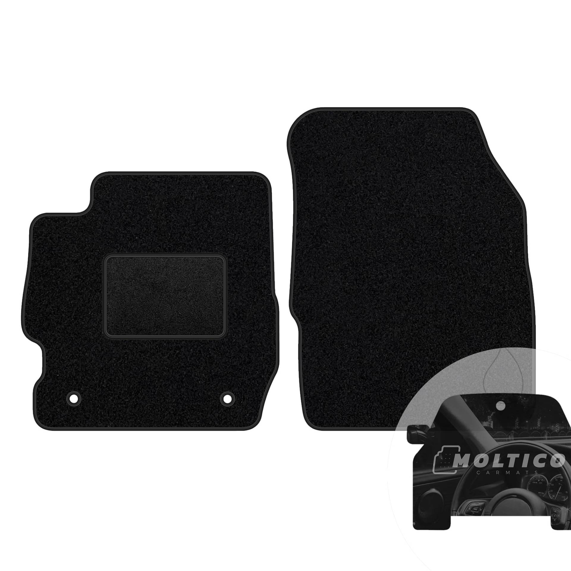 moto-MOLTICO Vorne Fußmatten Auto Set 2-teilig - Velours Autoteppiche - Automatten passend für Ford Ka+ 2016-2020 + Auto Lufterfrischer - Schwarz moto-MOLTICO Vorne Fußmatten Auto Set 2-teilig - Velours Autoteppiche - Automatten passend für Ford Ka+ 2016-2020 + Auto Lufterfrischer - Schwarz von moto-MOLTICO