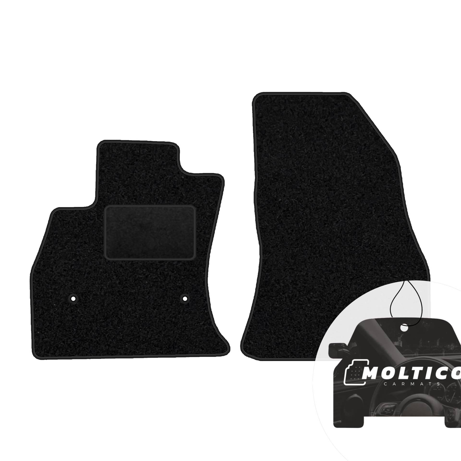 moto-MOLTICO Vorne Fußmatten Auto Velours Autoteppiche Schwarz Automatten Set 2-teilig passend für FIAT Tipo Schrägheck ab 2016 moto-MOLTICO Vorne Fußmatten Auto Velours Autoteppiche Schwarz Automatten Set 2-teilig passend für FIAT Tipo Schrägheck ab 2016 von moto-MOLTICO