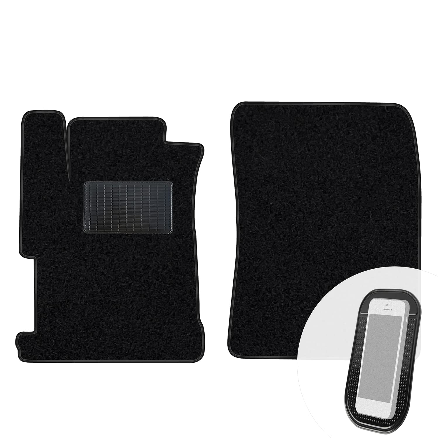moto-MOLTICO Vorne Fußmatten Auto Velours Autoteppiche Schwarz Automatten Set 2-teilig passend für Honda CR-V 2007-2012 moto-MOLTICO Vorne Fußmatten Auto Velours Autoteppiche Schwarz Automatten Set 2-teilig passend für Honda CR-V 2007-2012 von moto-MOLTICO