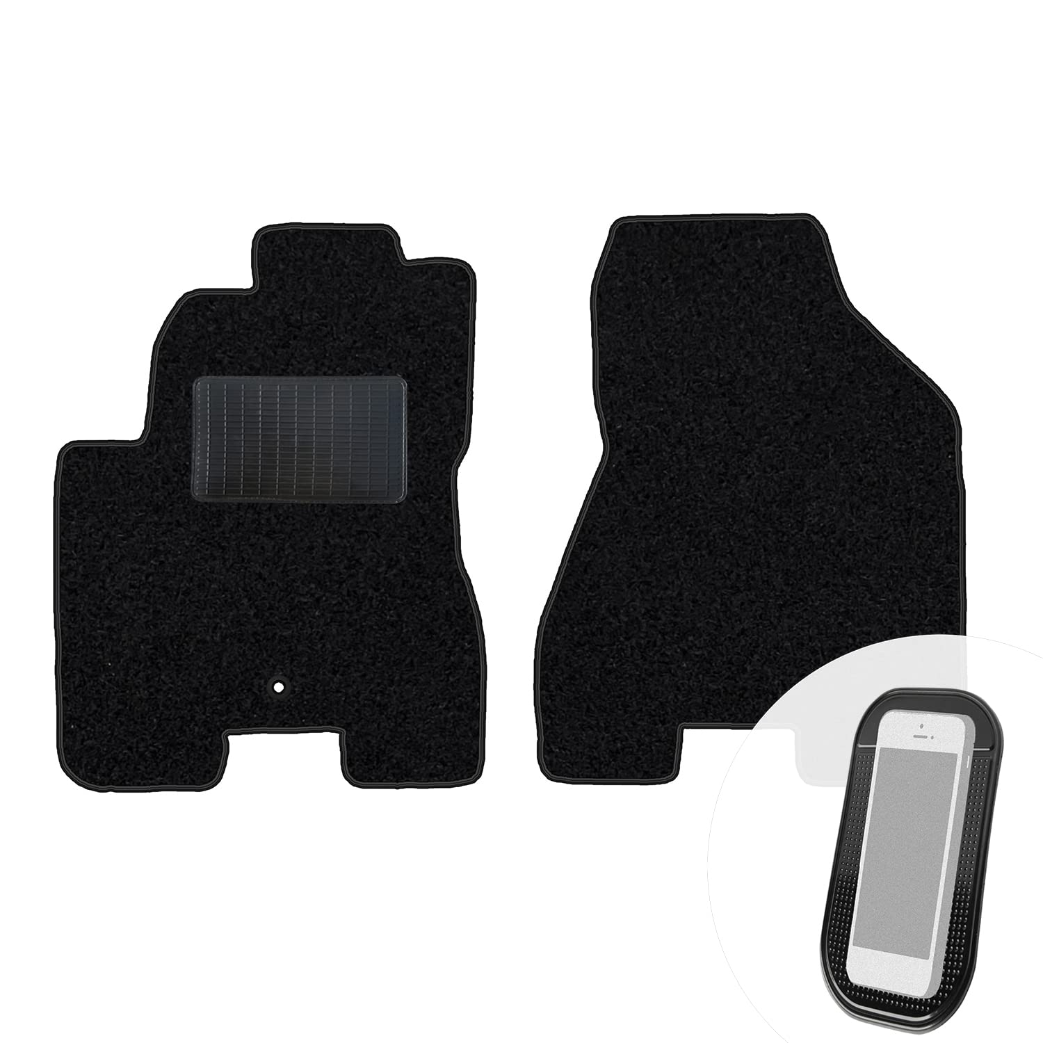moto-MOLTICO Vorne Fußmatten Auto Velours Autoteppiche Schwarz Automatten Set 2-teilig passend für Hyundai Tucson 2004-2009 moto-MOLTICO Vorne Fußmatten Auto Velours Autoteppiche Schwarz Automatten Set 2-teilig passend für Hyundai Tucson 2004-2009 von moto-MOLTICO