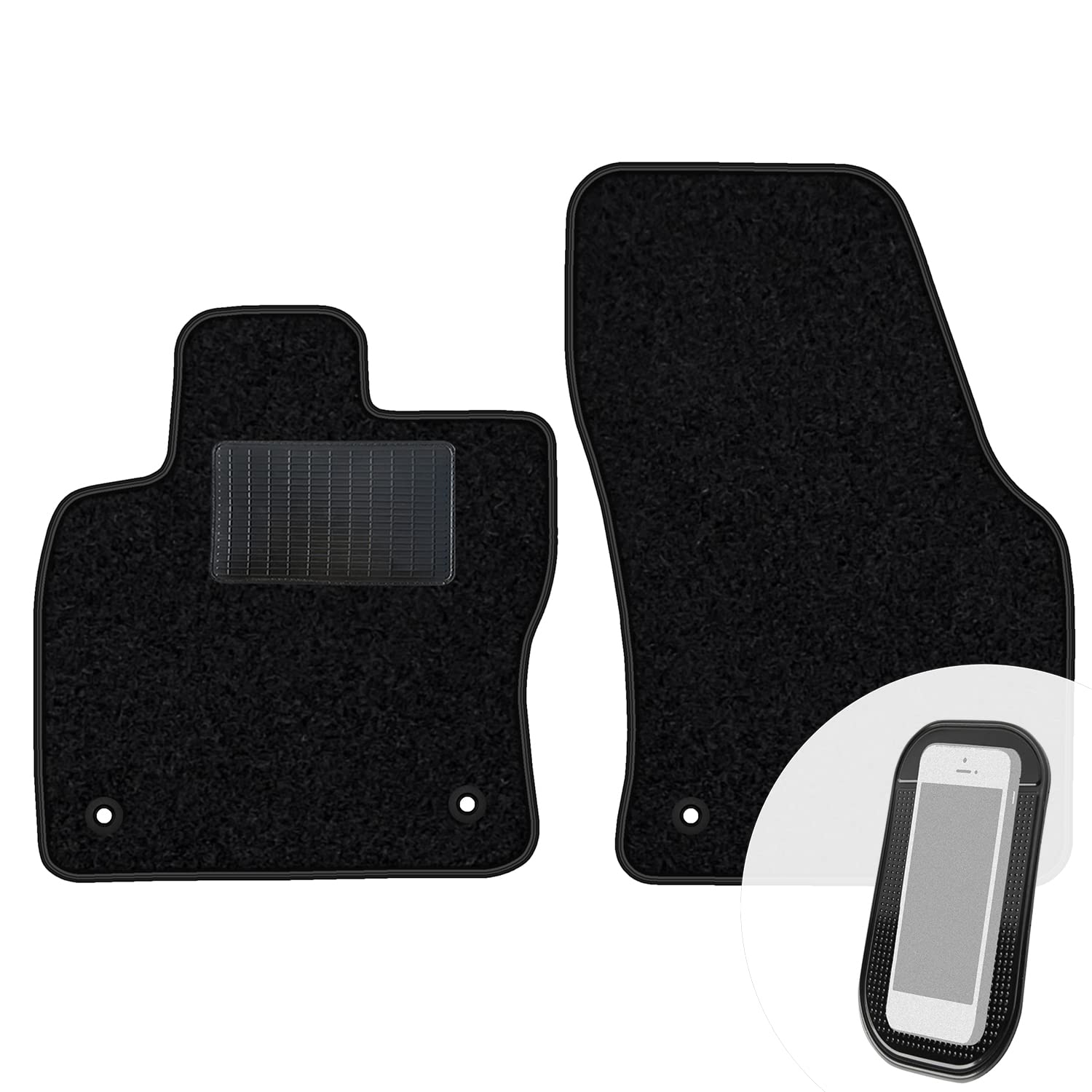moto-MOLTICO Vorne Fußmatten Auto Velours Autoteppiche Schwarz Automatten Set 2-teilig passend für Skoda Kodiaq Seat Tarraco ab 2017 moto-MOLTICO Vorne Fußmatten Auto Velours Autoteppiche Schwarz Automatten Set 2-teilig passend für Skoda Kodiaq Seat Tarraco ab 2017 von moto-MOLTICO