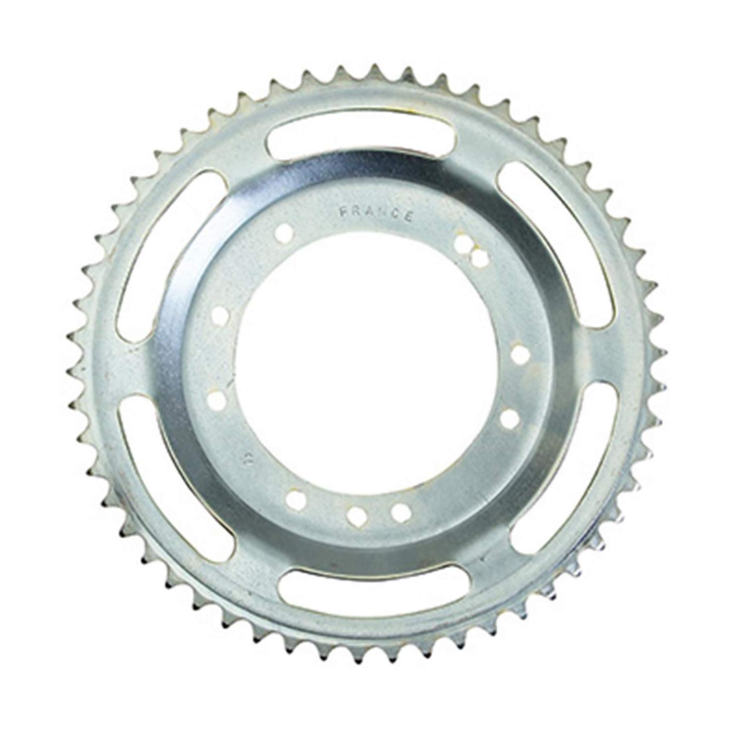 Krone anpassbar MBK 51 Rad Alu Grimeca 54 Zähne (Bohrung 98 mm), 10 Löcher von motodak