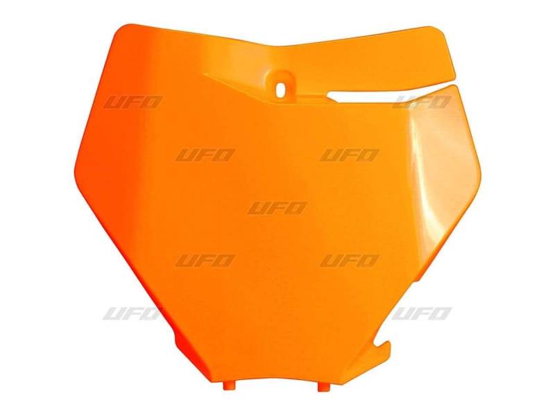 UFO PLAST Nummernschildhalter vorne orange KTM SX 150 2019-2022 von motodak