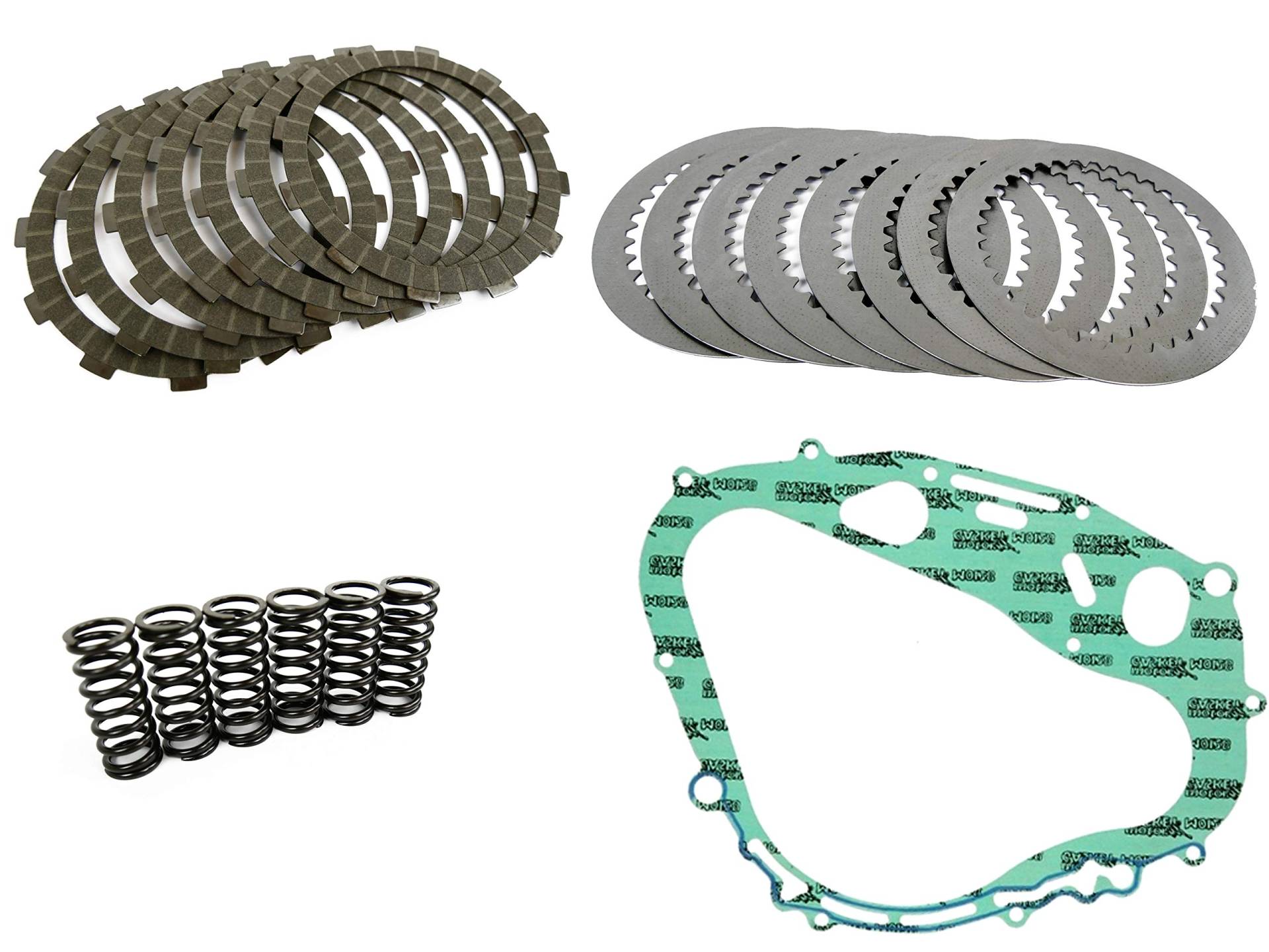 Kupplungs-Kit kompatibel mit DR 650 R 1990-96 Satz Lamellen Scheiben Federn mit Dichtung Kupplungs-Kit kompatibel mit DR 650 R 1990-96 Satz Lamellen Scheiben Federn mit Dichtung von motorsportgoetz