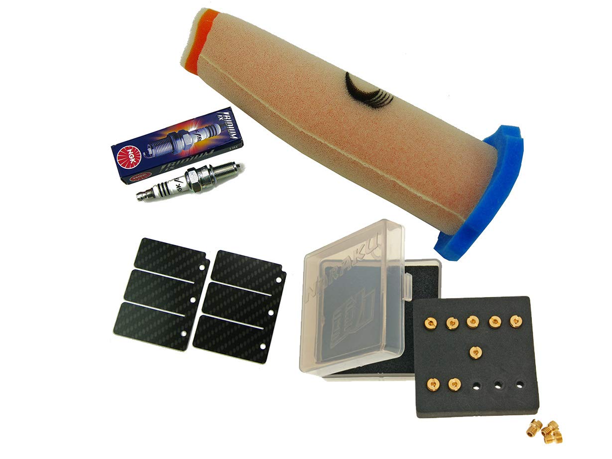 Stage 2 Ersatzteil für/kompatibel mit KMX 125 Luftfilter + Membrane Carbon + Düsen + Rennkerze Stage 2 Ersatzteil für/kompatibel mit KMX 125 Luftfilter + Membrane Carbon + Düsen + Rennkerze von motorsportgoetz