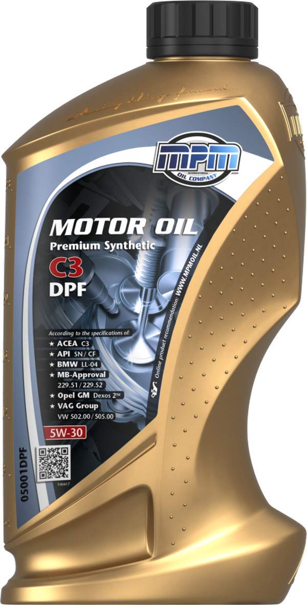 MPM motoröl 5w30 c3 dpf premium synthetic - 1 liter € 25,50 von mpm international oil company