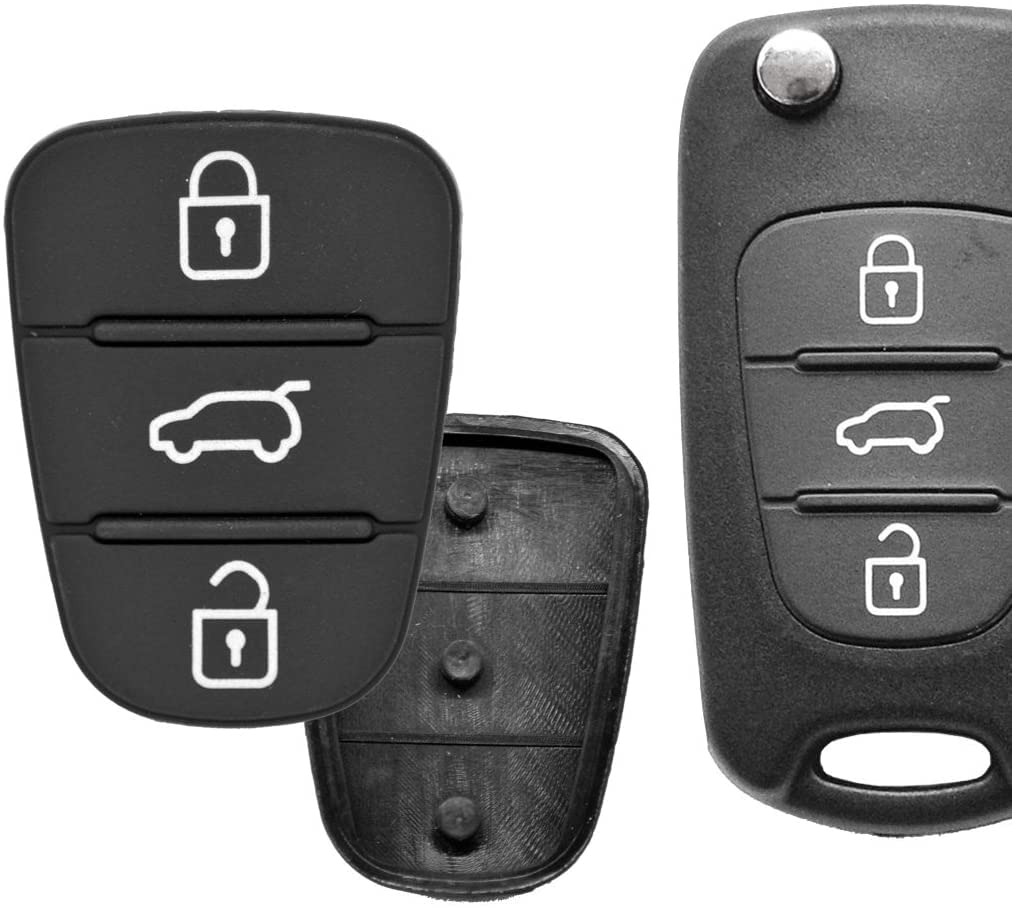 2X Auto Schlüssel Funk Fernbedienung Tastenfeld 3 Tasten kompatibel mit Hyundai / Kia 2X Auto Schlüssel Funk Fernbedienung Tastenfeld 3 Tasten kompatibel mit Hyundai / Kia von mt key