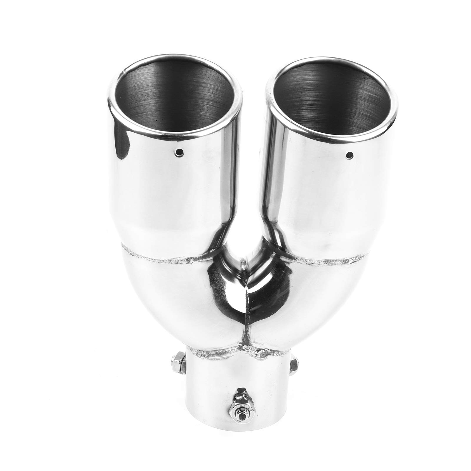 Auspuffendrohr,Auto Doppelauspuffendrohre Schalldämpferspitzen Doppelauslässe Endrohr 63‑76‑220 Edelstahl Auspuffendrohr,Auto Doppelauspuffendrohre Schalldämpferspitzen Doppelauslässe Endrohr 63‑76‑220 Edelstahl von mumisuto