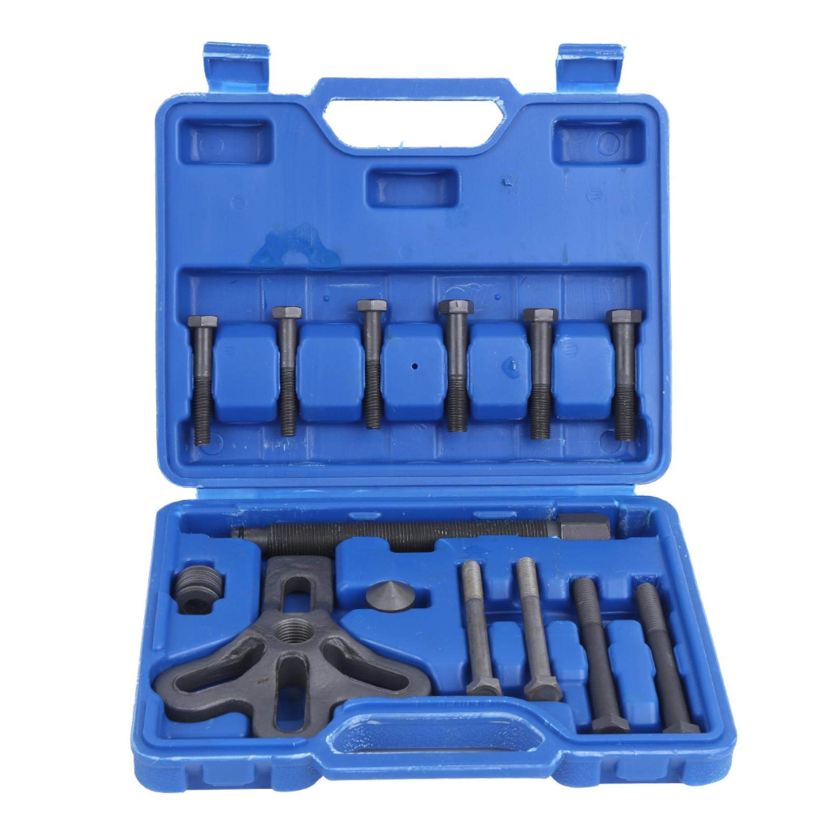 Lenkrad-Abzieher-Kit, 13-teiliges Lenkrad-Abzieher-Kit-Entferner Harmonic Balancer Zahnriemenscheibe Auto-Reparatur-Werkzeug zum Zerlegen von Lenkrädern oder Riemenscheibe und Zahnrädern Lenkrad-Abzieher-Kit, 13-teiliges Lenkrad-Abzieher-Kit-Entferner Harmonic Balancer Zahnriemenscheibe Auto-Reparatur-Werkzeug zum Zerlegen von Lenkrädern oder Riemenscheibe und Zahnrädern von mumisuto