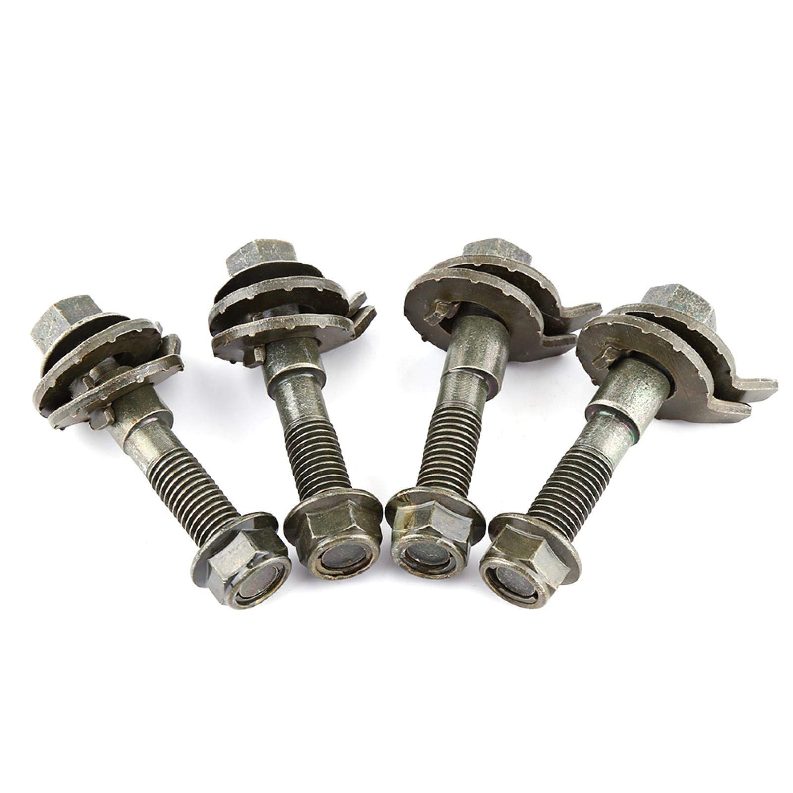 Sturzschrauben, Achsschrauben, 4 Stück 14mm Fahrzeuge Stahl Vierrad-Ausrichtung Einstellbarer Sturz Kit Nockenschraube, für Fahrzeugreifen, Gesamtlänge des Vorbaus 85mm/3.3" Sturzschrauben, Achsschrauben, 4 Stück 14mm Fahrzeuge Stahl Vierrad-Ausrichtung Einstellbarer Sturz Kit Nockenschraube, für Fahrzeugreifen, Gesamtlänge des Vorbaus 85mm/3.3" von mumisuto