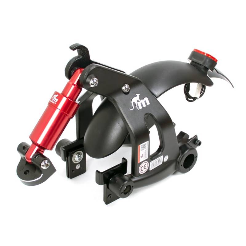 myBESTscooter Monorim Original-Hinterradaufhängungssatz für Xiaomi M365 1S Essential Pro 2 Elektroroller (Schwarz/Rot) von myBESTscooter