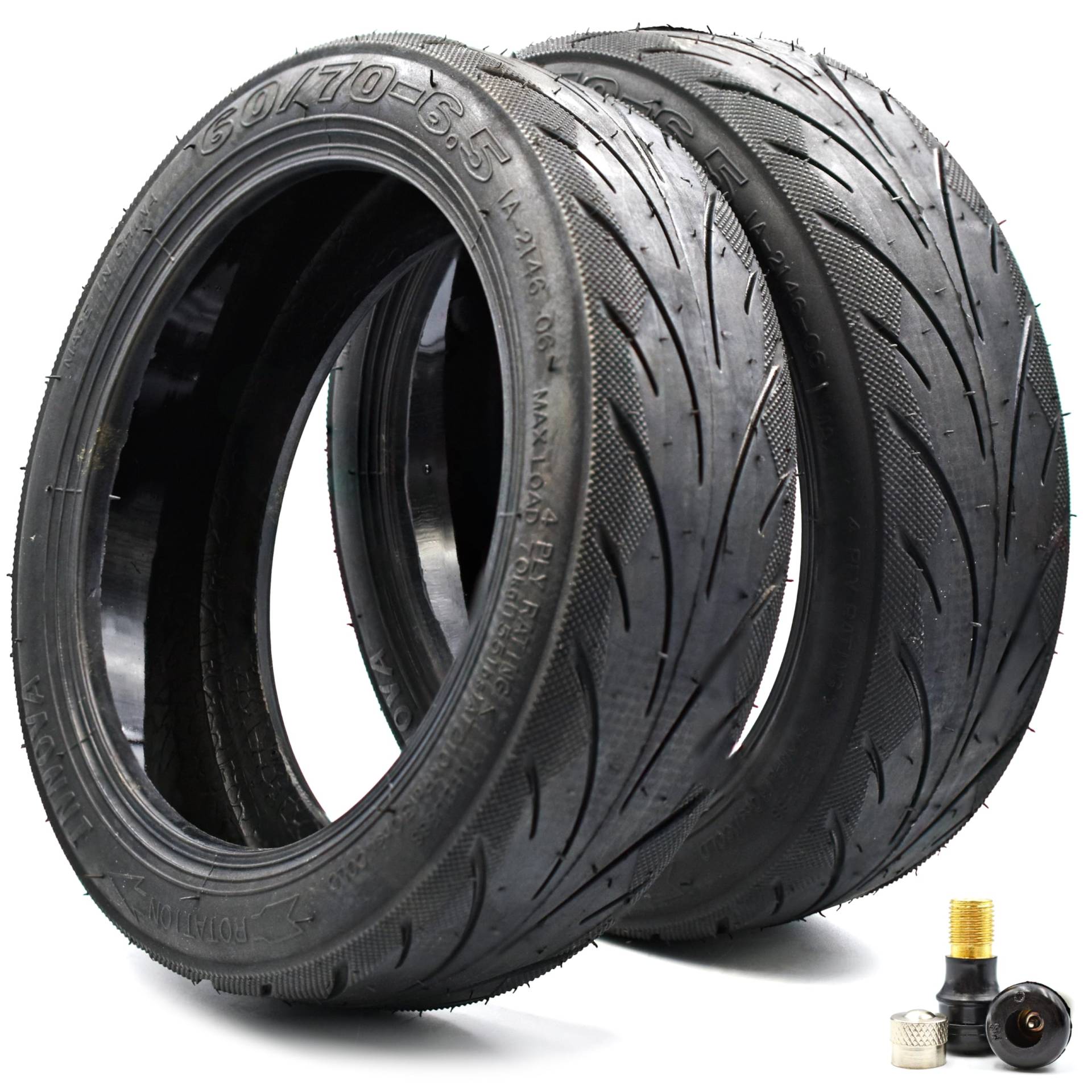 myBESTscooter – 10 Zoll Tubeless-Reifenrad, selbstreparierend, für Segway Ninebot G30 Max Elektroroller, Gummi 60/70-6,5 Reifen mit Ventil-Ersatzteilen myBESTscooter – 10 Zoll Tubeless-Reifenrad, selbstreparierend, für Segway Ninebot G30 Max Elektroroller, Gummi 60/70-6,5 Reifen mit Ventil-Ersatzteilen von myBESTscooter