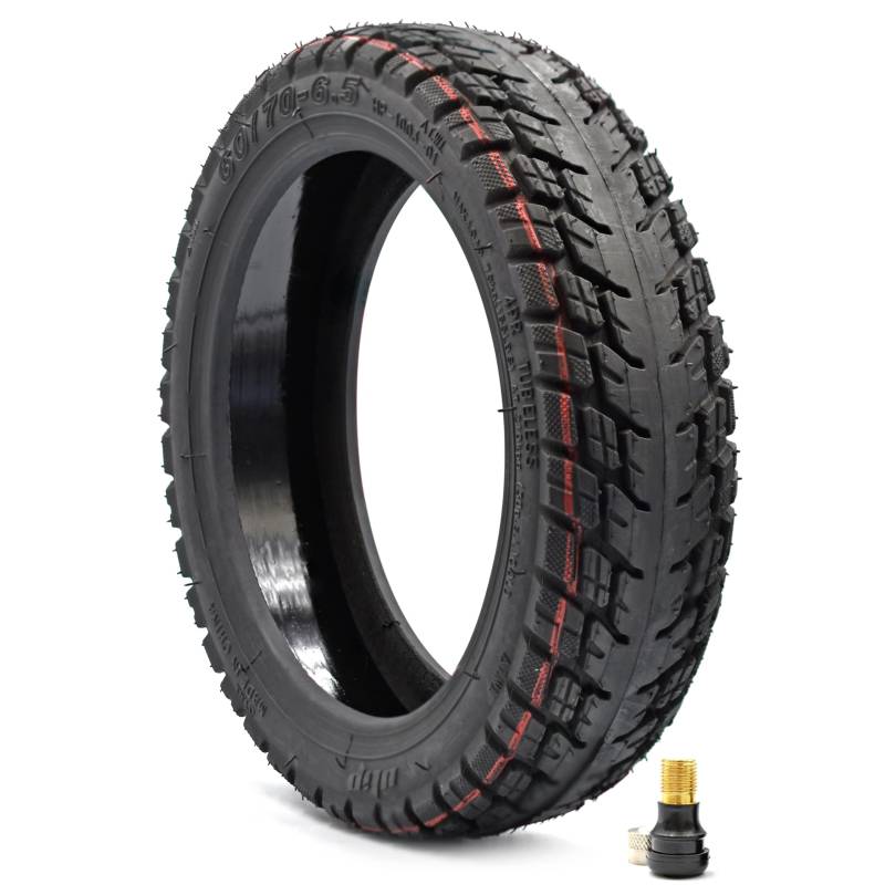 myBESTscooter - 10 Zoll schlauchlose Offroad-Reifen 60/70-6.5, selbstreparierend, für Segway Ninebot G30 Max Elektroroller, Felgengummi, Ersatz-Scooter-Radreifen mit Ventil von myBESTscooter