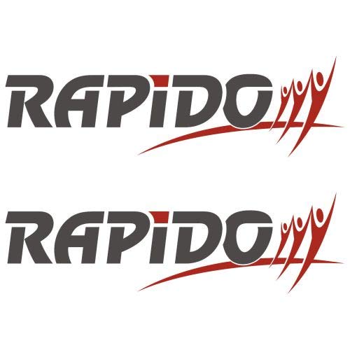 myrockshirt 2 x RAPIDO Aufkleber Aufkleber Wohnmobil Camper Wohnwagen Caravan Camping Sticker ca.30cm Aufkleber Autoaufkleber Sticker Decal ohne Hintergrund UV&Waschanlagenfest myrockshirt 2 x RAPIDO Aufkleber Aufkleber Wohnmobil Camper Wohnwagen Caravan Camping Sticker ca.30cm Aufkleber Autoaufkleber Sticker Decal ohne Hintergrund UV&Waschanlagenfest von myrockshirt