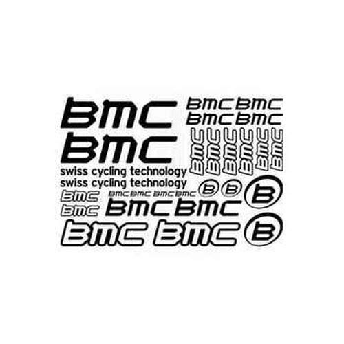 myrockshirt BMC Bike Sponsorset Aufkleber Sticker ca.30cm Aufkleber Autoaufkleber Sticker Decal ohne Hintergrund UV&Waschanlagenfest von myrockshirt