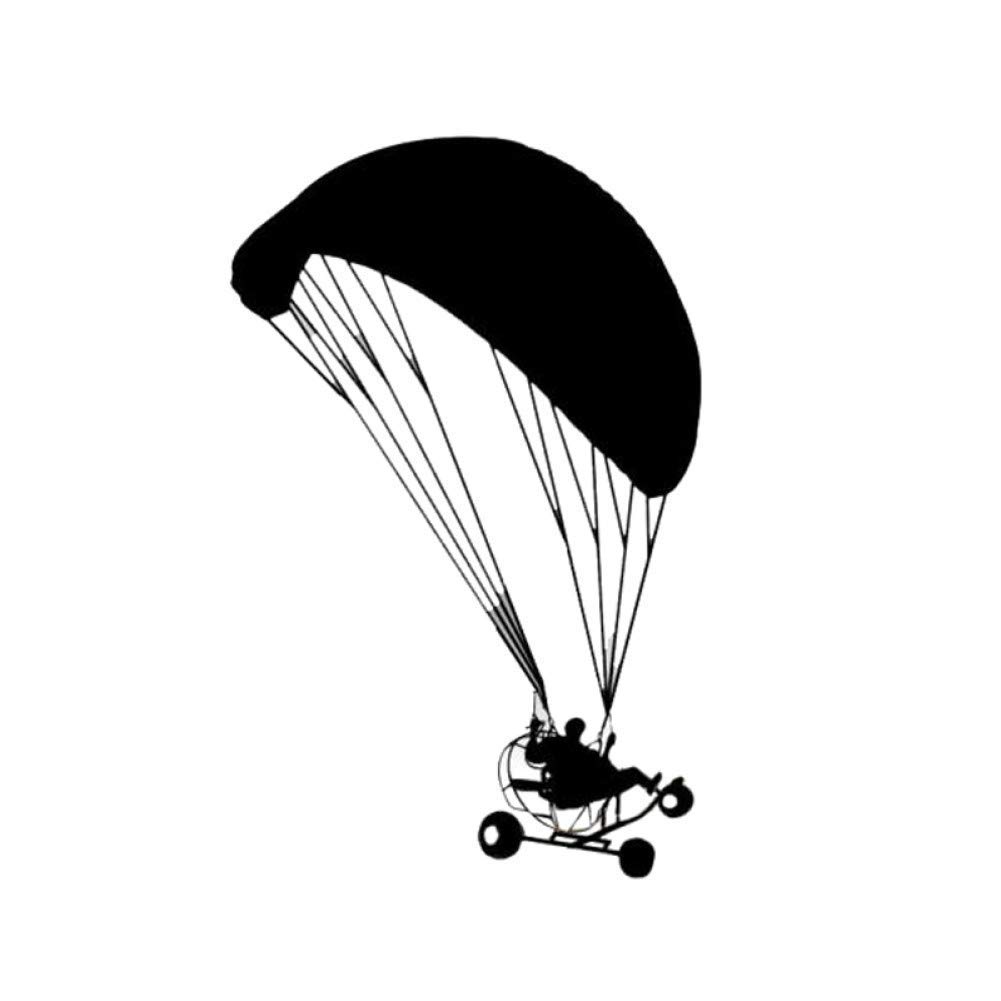 myrockshirt Fallschirm Gleiten Motor Fliegen ca. 15cm Aufkleber Sticker FREIE Farbwahl Autoaufkleber Wandtattoo Sticker von myrockshirt