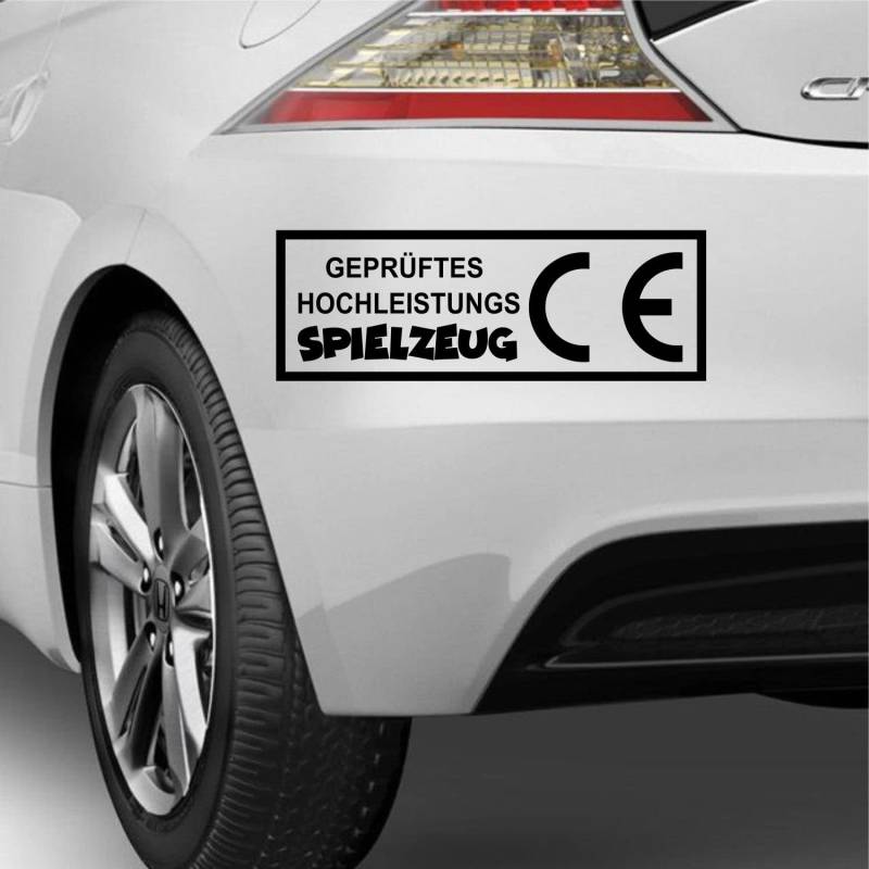 myrockshirt Geprüftes hochleistungs Spielzeug CE Tuning JDM Spaß 20 cm Aufkleber Sticker Autoaufkleber Größe+Farbe anpassbar! von myrockshirt