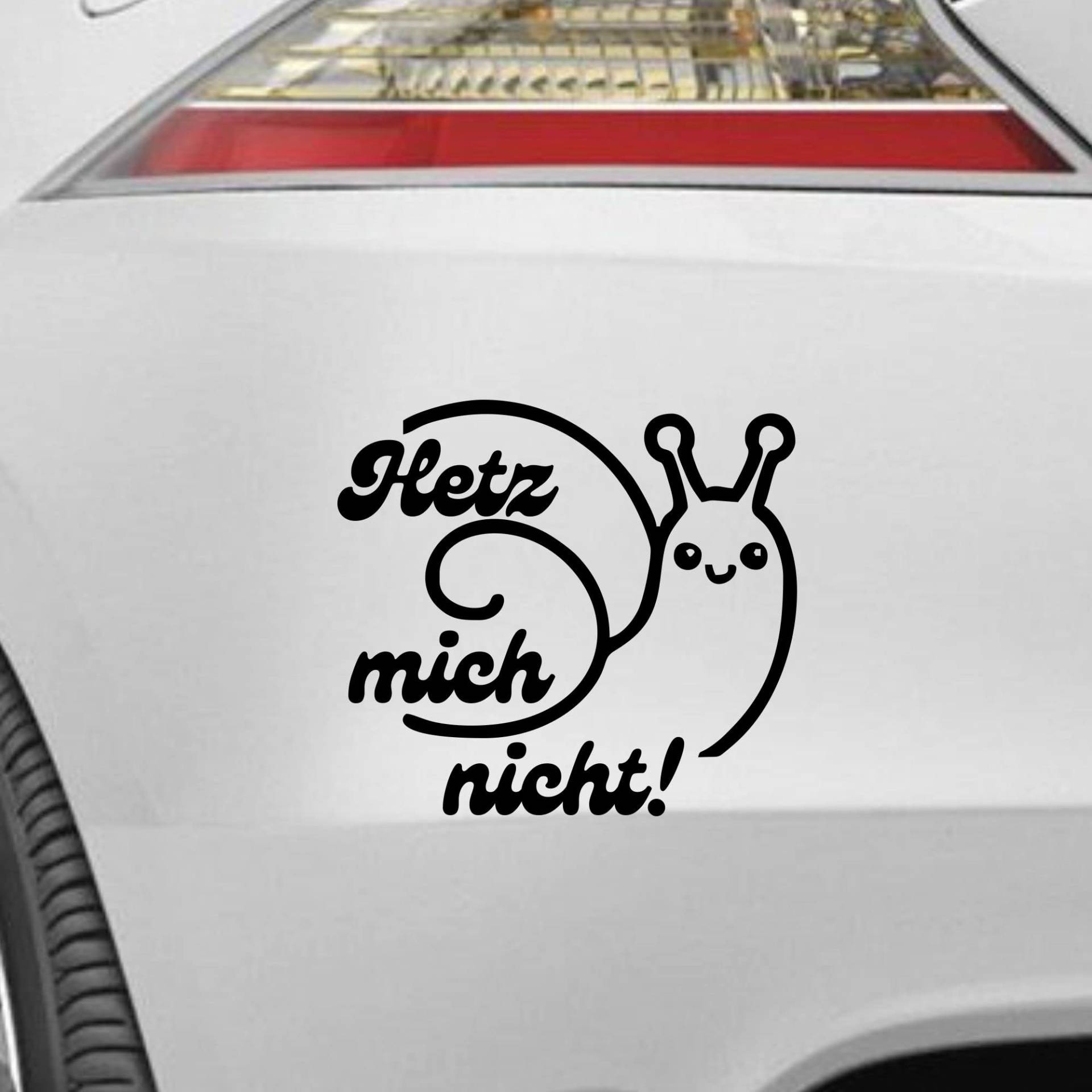 myrockshirt Schildkröte Schnecke Hetz Mich Nicht Autoaufkleber Aufkleber Autosticker von myrockshirt