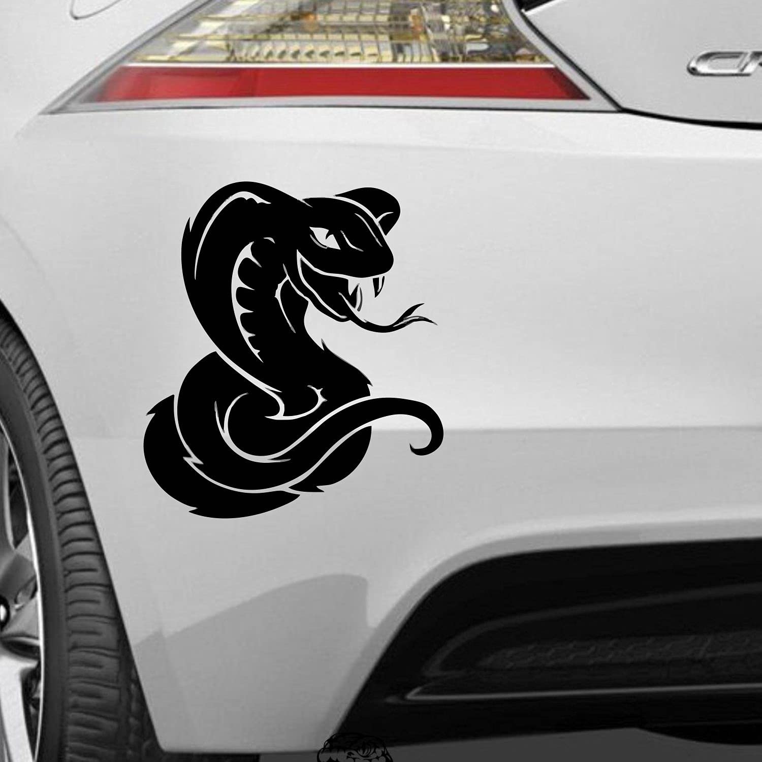 myrockshirt Schlange Klapperschlange Kobra 15 cm Aufkleber Autoaufkleber Sticker Decal JDM Tuning von myrockshirt