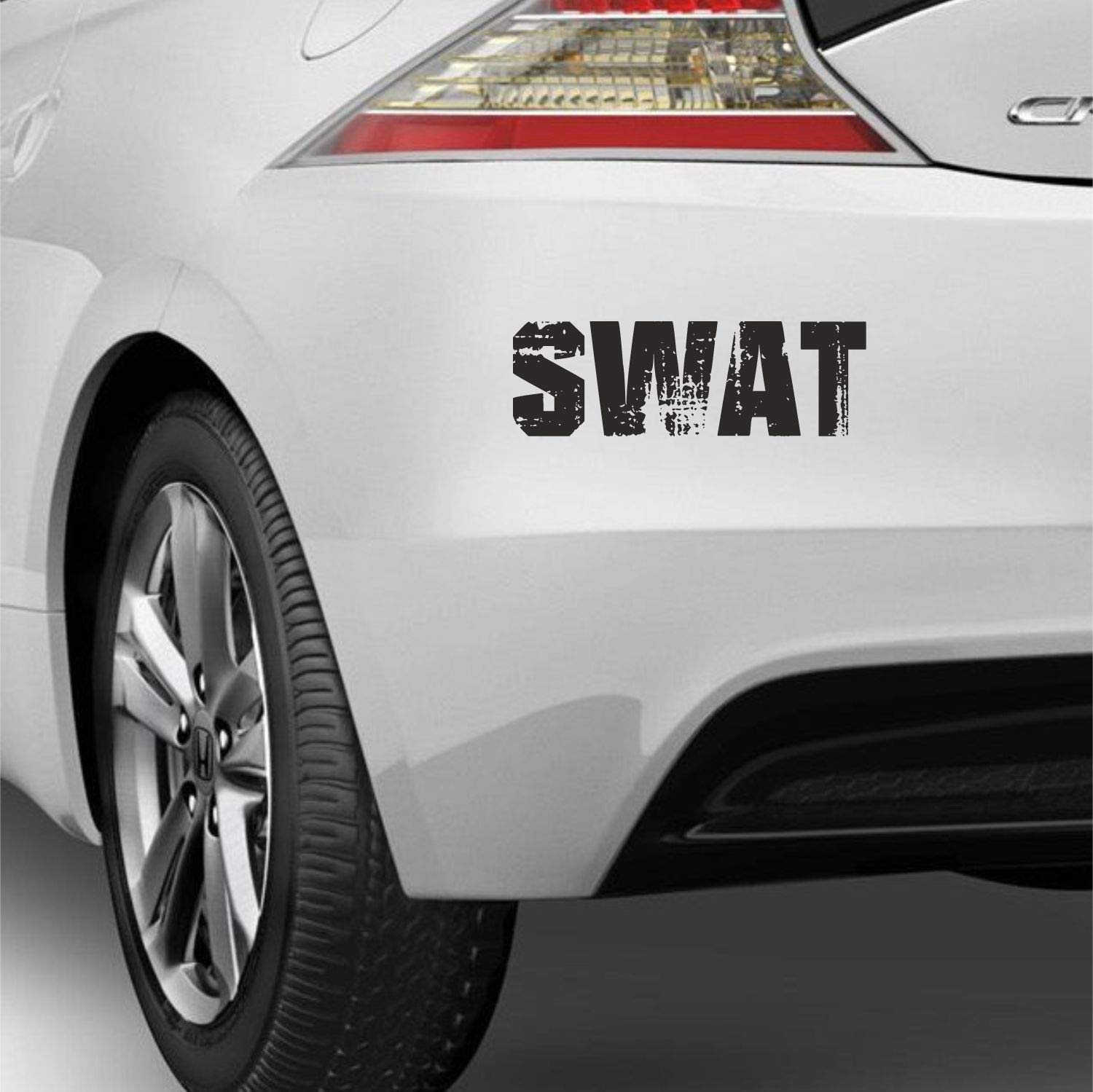 myrockshirt Schriftzug SWAT ca 20cm typ2 Aufkleber Autoaufkleber Sticker Decal Profi Qualität von myrockshirt