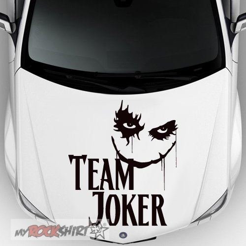 myrockshirt Team Joker 80x60 cm Aufkleber,Sticker, Autoaufkleber, von myrockshirt