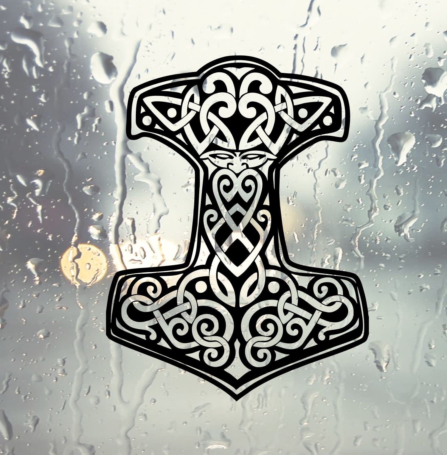 myrockshirt Thors Hammer Hammer Thor Aufkleber Wikinger Nordic Viking Skandinavien Sticker myrockshirt Thors Hammer Hammer Thor Aufkleber Wikinger Nordic Viking Skandinavien Sticker von myrockshirt