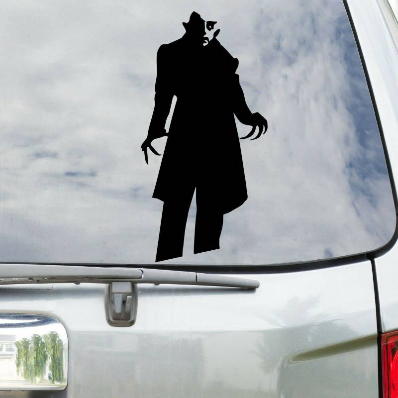 myrockshirt Vampir Dracula Nosferatu 15 cm Aufkleber Autoaufkleber Sticker Wandtattoo von myrockshirt