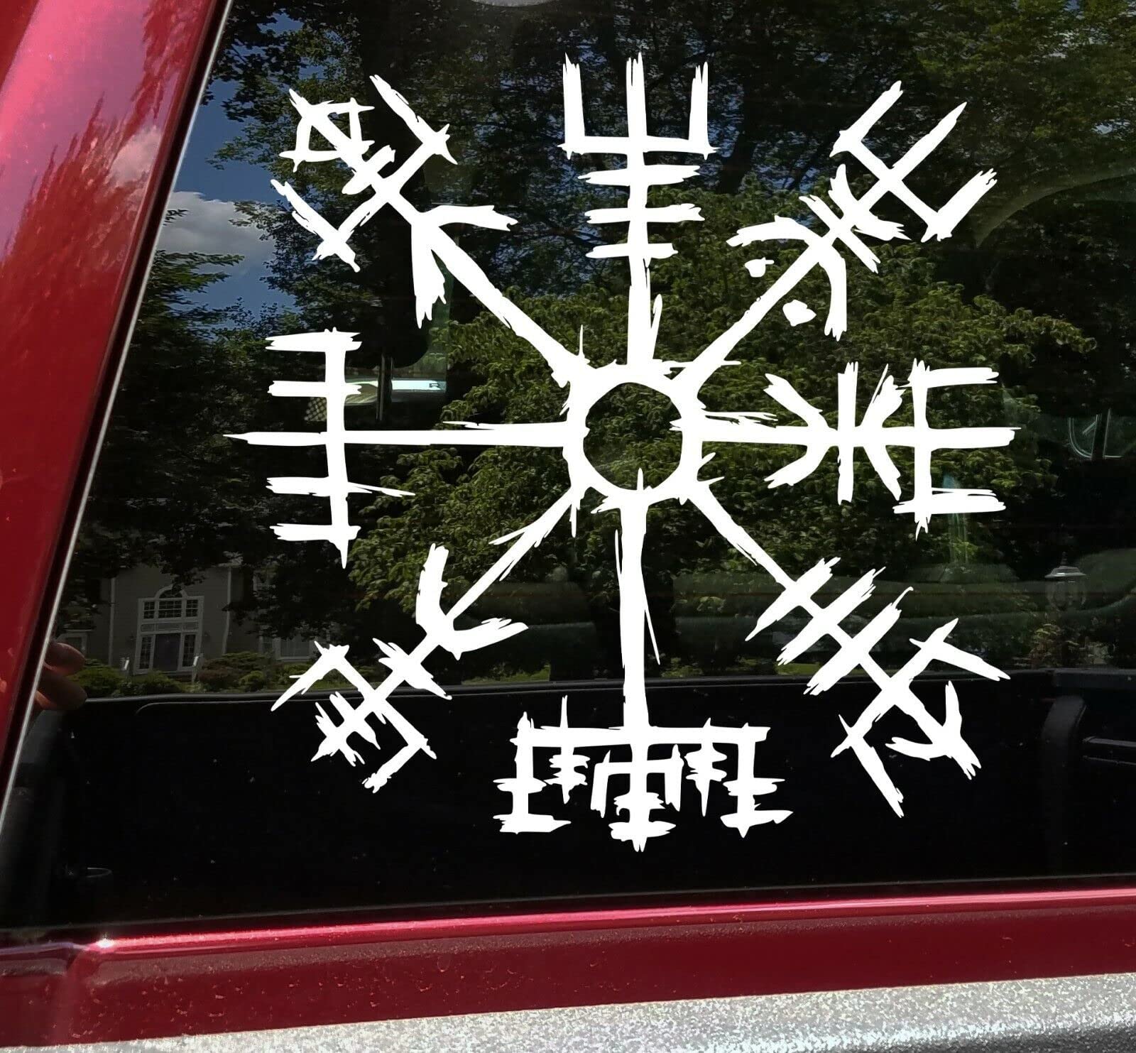 myrockshirt Viking-Compass-Wikinger Kompass 20 cm Vegvisir-Way Aufkleber Sticker Autoaufkleber nordischen Mythologie Wikinger myrockshirt Viking-Compass-Wikinger Kompass 20 cm Vegvisir-Way Aufkleber Sticker Autoaufkleber nordischen Mythologie Wikinger von myrockshirt