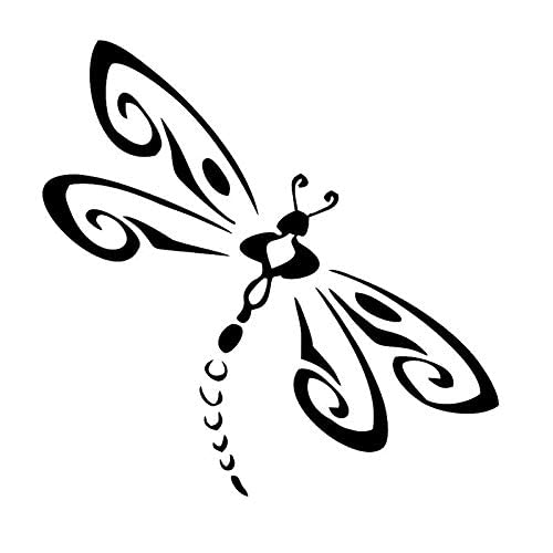 myrockshirt süße Libelle 15 cm Aufkleber Sticker FREIE Farbwahl Autoaufkleber Wandtattoo von myrockshirt