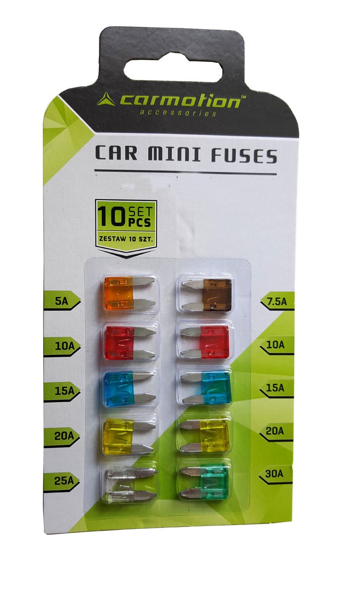 10er Pack KfZ Sicherungen Mini Flachsicherungen 11mm von myshopx