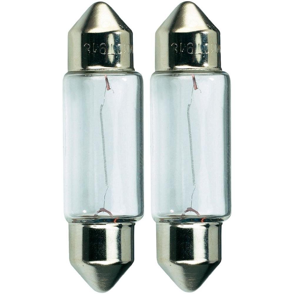 myshopx Soffitte Lampe Glühbirnen Birne 2 Stück x C5W 10W 12V SV8,5 41mm (1) von myshopx