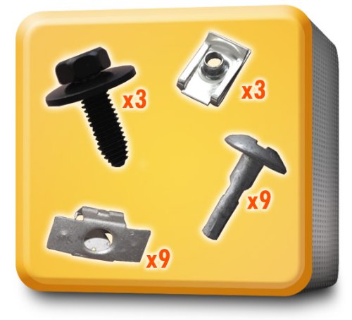 CITROEN C1, C2, C3, C3 II, PICASSO UNTERFAHRSCHUTZ 24 STÜCK EINBAUSATZ (118) von myshopx