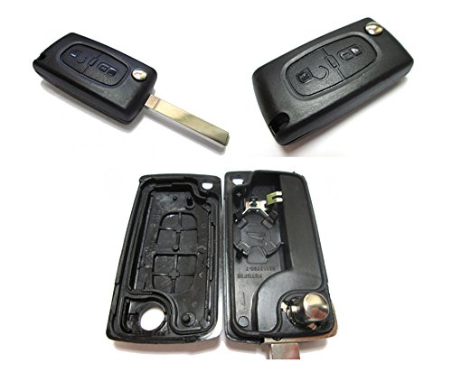 myshopx Citroen C01 Gehäuse Schlüsselgehäuse Funkschlüssel Auto Schlüssel Klappschlüssel Fernbedienun von myshopx