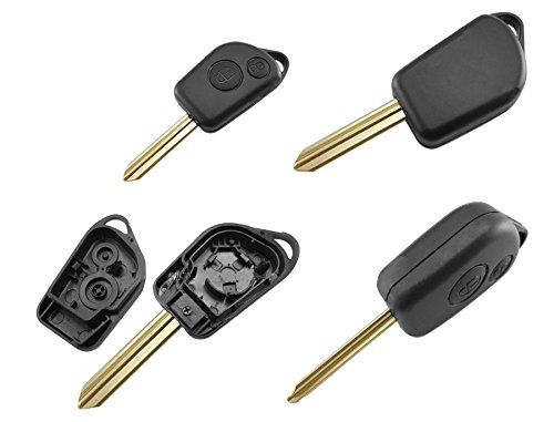 myshopx Klappschlüssel Fernbedienung Gehäuse Funkschlüssel Auto Schlüssel Schlüsselgehäuse Citroen C22 von myshopx