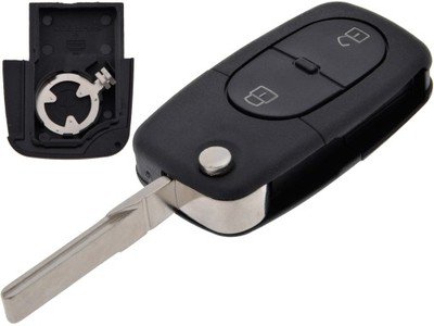 myshopx Klappschlüssel Fernbedienung Gehäuse Funkschlüssel Auto Schlüssel Schlüsselgehäuse VW01R von myshopx