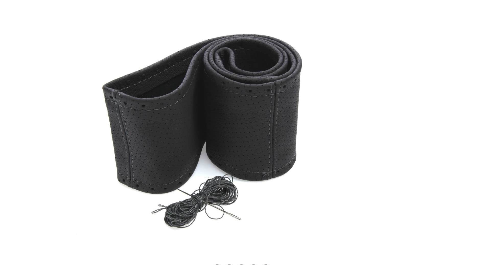 myshopx Lenkradbezug Lenkradschoner GRAU Lenkradhülle Echt Leder PERFORIERT Ø 37-39cm/ 10,5cm myshopx Lenkradbezug Lenkradschoner GRAU Lenkradhülle Echt Leder PERFORIERT Ø 37-39cm/ 10,5cm von myshopx