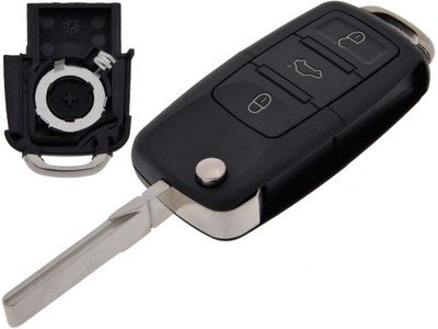 myshopx Klappschlüssel Fernbedienung Gehäuse Funkschlüssel Auto Schlüssel Schlüsselgehäuse VW06R von myshopx