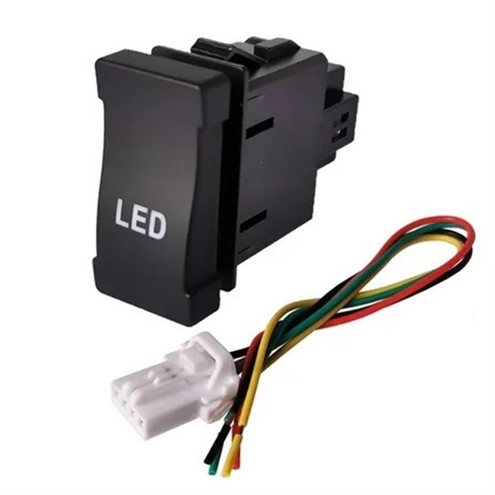 myziji 1PC Auto Tagfahrlicht LED Power Licht Nebel Lampe Lampe BSM SwitchRadar Bar Schalter Kompatibel Mit Iveco Daily Recreational Vehicle (RV) (Color : LED) von myziji